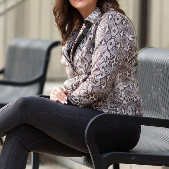 ⭐️Liverpool Python Moto Jacket - Picture 2 of 3